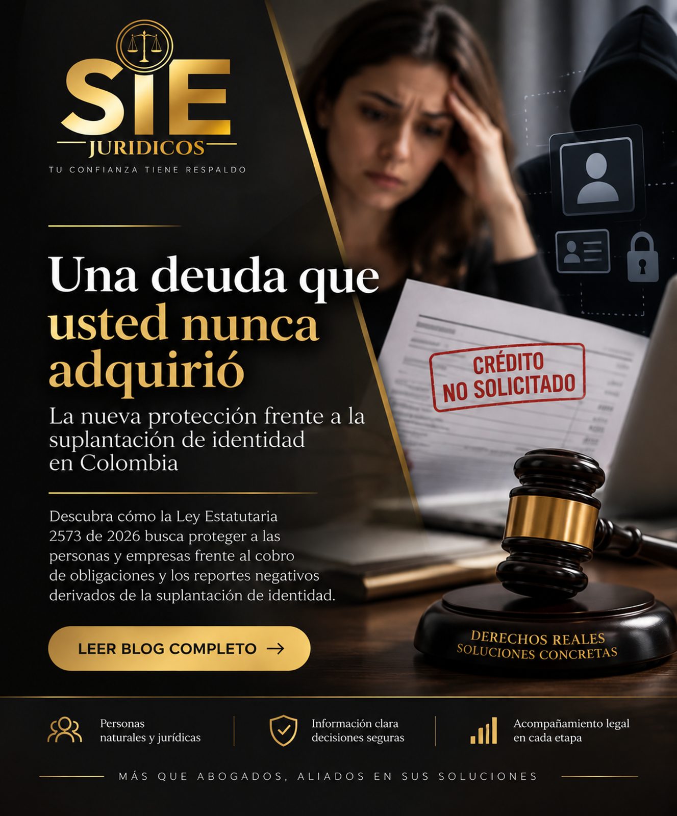 Una deuda que usted nunca adquirió: la nueva protección frente a la suplantación de identidad en Colombia