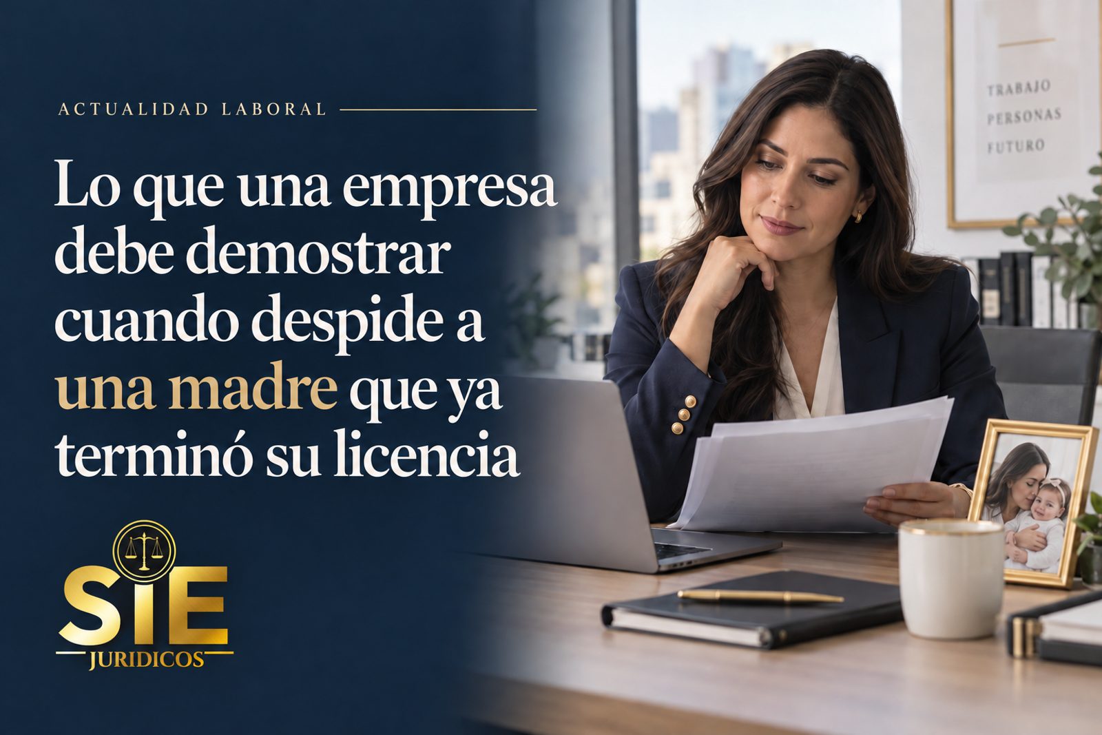 Lo que una empresa debe demostrar cuando despide a una madre que ya terminó su licencia