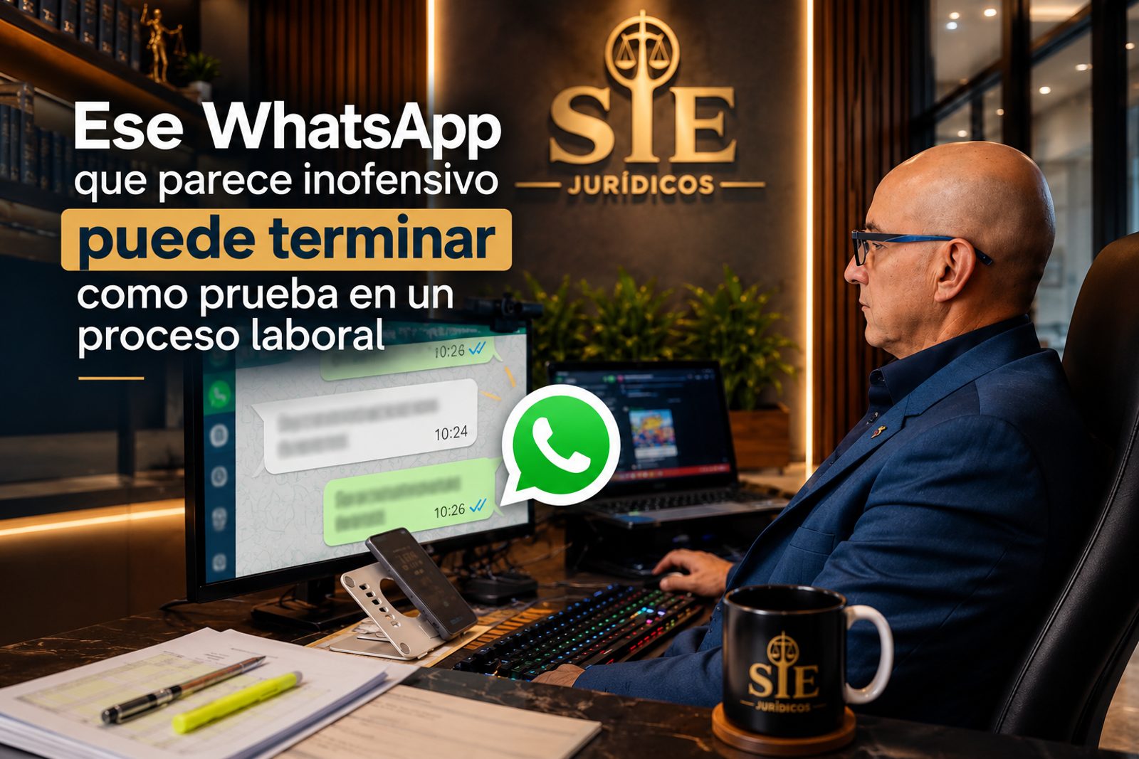 Ese WhatsApp que parece inofensivo puede terminar como prueba en un proceso laboral