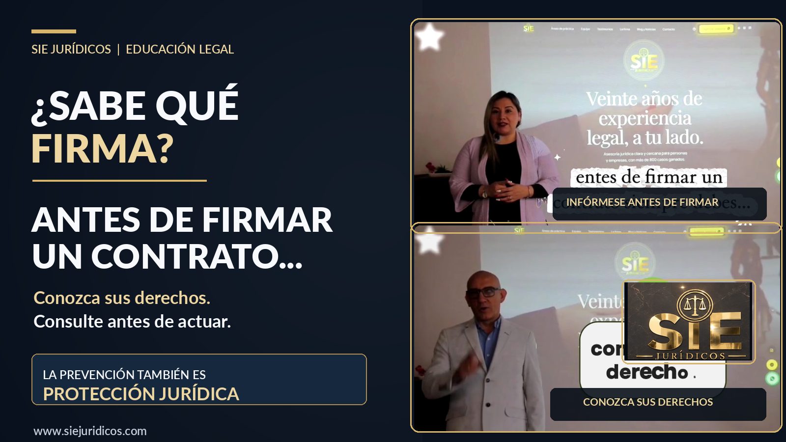 ¿SABE QUÉ FIRMA? LA PREVENCIÓN TAMBIÉN ES PROTECCIÓN JURÍDICA