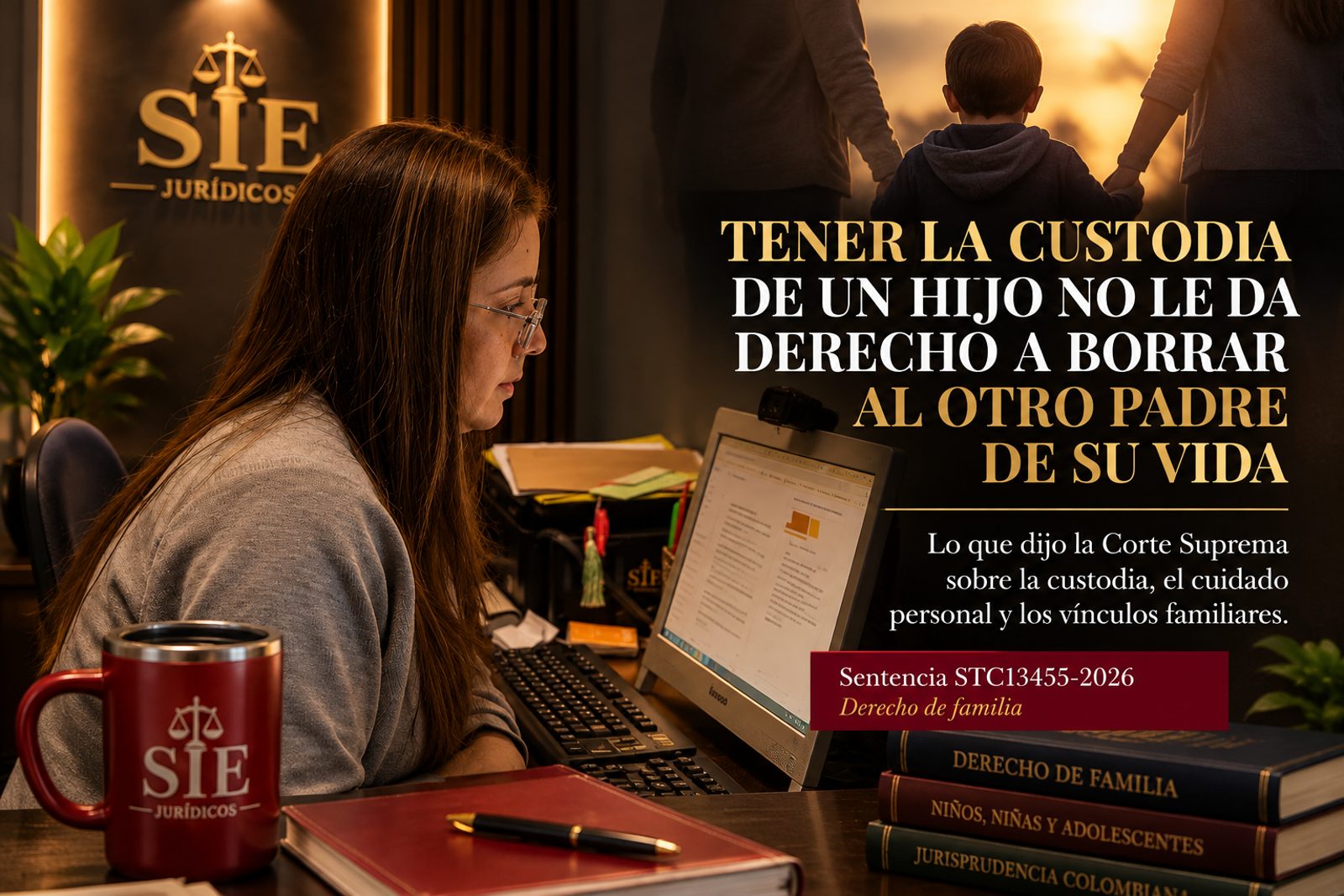 TENER LA CUSTODIA DE UN HIJO NO LE DA DERECHO A BORRAR AL OTRO PADRE DE SU VIDA